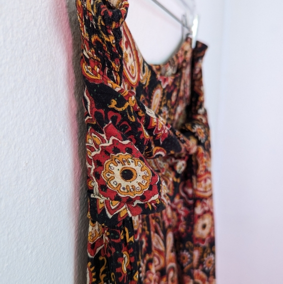 Free People Pants FP One Aloha Paisley Printed Wide Leg Flowy Pants Size Medium - Picture 8 of 15